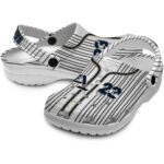 custom akron zips pinstripe pattern clog best selling