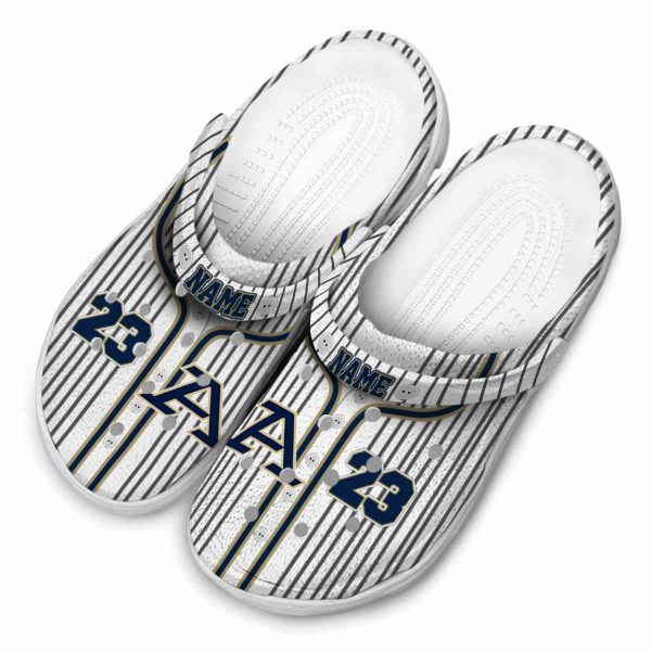custom akron zips pinstripe pattern clog latest model