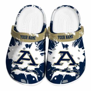 custom akron zips splatter pattern clog best selling