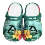 custom akron zips tropical vibes clog best selling