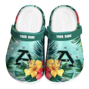 custom akron zips tropical vibes clog best selling