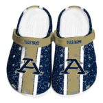 custom akron zips vertical stripes clog best selling