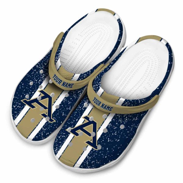custom akron zips vertical stripes clog latest model