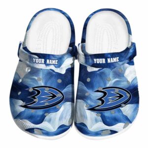 custom anaheim ducks ocean waves clog best selling