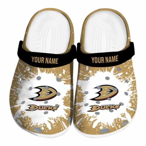 custom anaheim ducks splash art clog best selling
