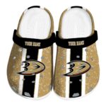 custom anaheim ducks vertical stripes clog best selling