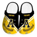 custom appalachian state mountaineers baseball motif clog best selling