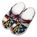 custom appalachian state mountaineers patriotic stripes clog best selling