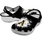 custom appalachian state mountaineers splatter background clog best selling