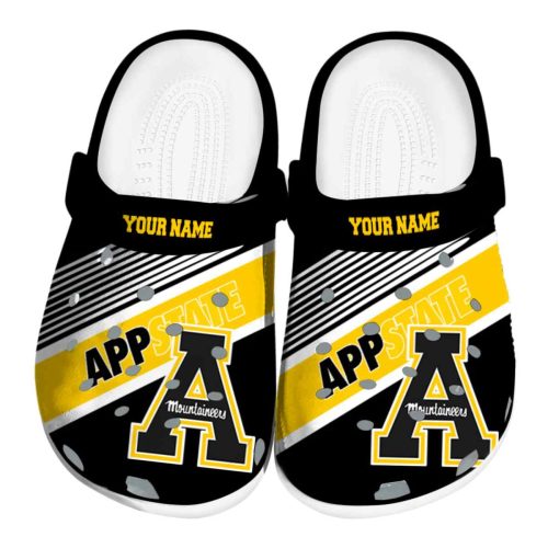 custom appalachian state mountaineers vibrant dual tone clog best selling