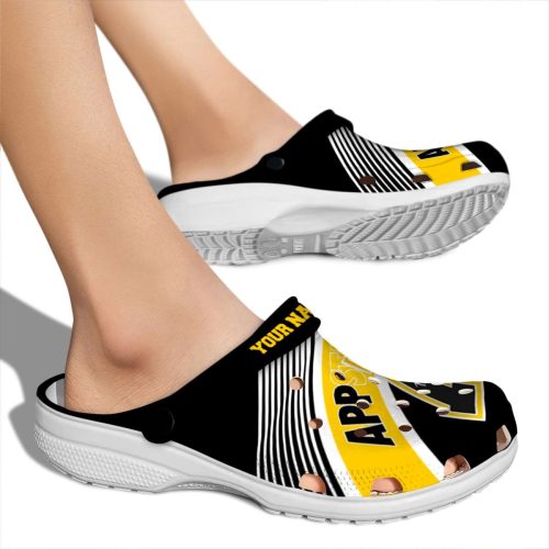 custom appalachian state mountaineers vibrant dual tone clog fashion forward