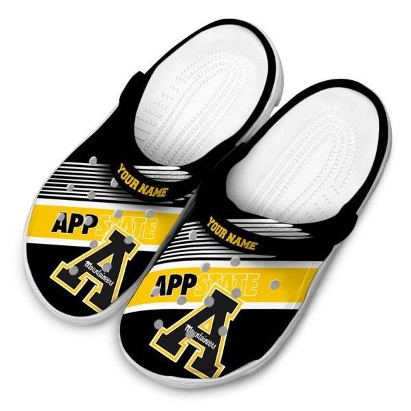 custom appalachian state mountaineers vibrant dual tone clog latest model