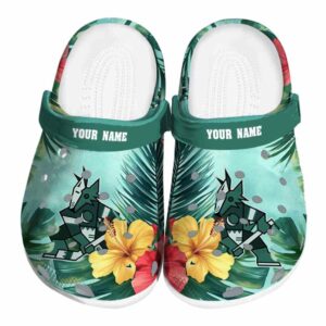 custom arizona coyotes tropical vibes clog best selling