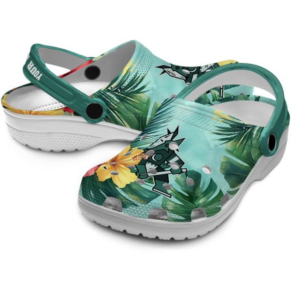 custom arizona coyotes tropical vibes clog high quality
