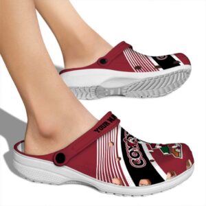 custom arizona coyotes vibrant dual tone clog fashion forward