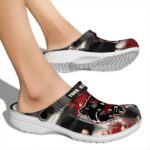 custom arkansas state red wolves plaid fusion clog best selling