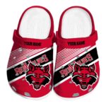 custom arkansas state red wolves vibrant dual tone clog best selling