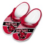 custom arkansas state red wolves vibrant dual tone clog best selling