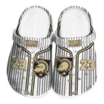 custom army black knights pinstripe pattern clog best selling