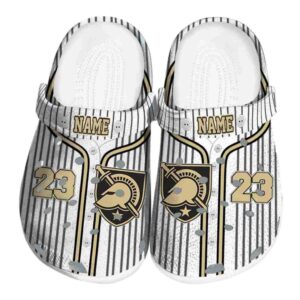 custom army black knights pinstripe pattern clog best selling