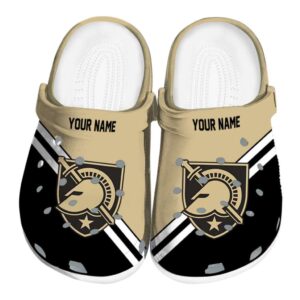 custom army black knights striped accents clog best selling