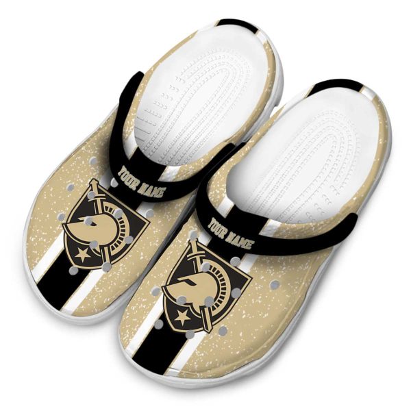 custom army black knights vertical stripes clog latest model