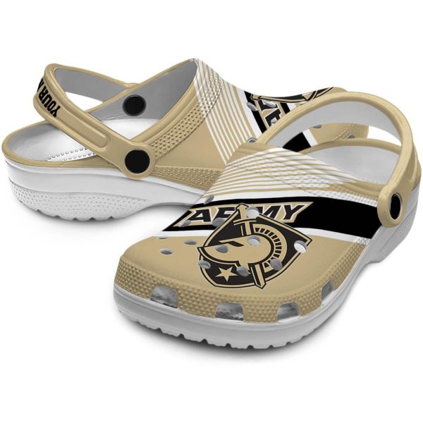 custom army black knights vibrant dual tone clog high quality