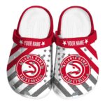 custom atlanta hawks star spangled graphic clog best selling