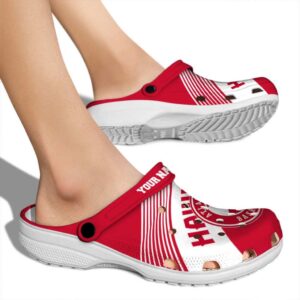 custom atlanta hawks vibrant dual tone clog fashion forward