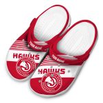 custom atlanta hawks vibrant dual tone clog best selling