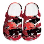 custom ball state cardinals baseball helmet clog best selling