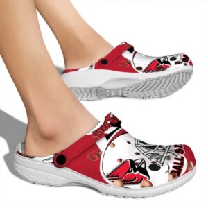 custom ball state cardinals football helmet clog fashion forward
