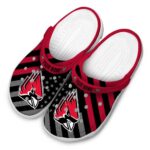 custom ball state cardinals star spangled graphic clog best selling