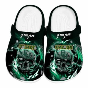 custom baylor bears gothic skull clog best selling