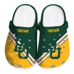 custom baylor bears striped accents clog best selling