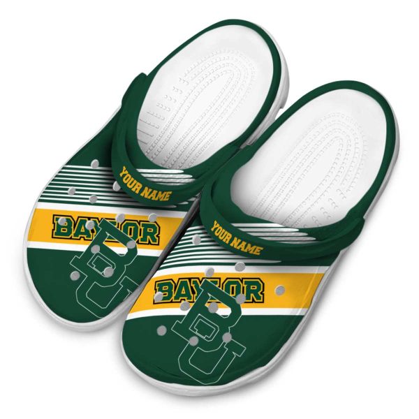 custom baylor bears vibrant dual tone clog latest model