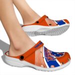 custom boise state broncos vibrant dual tone clog best selling