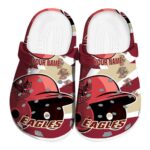 custom boston college eagles baseball helmet clog best selling