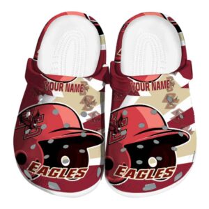 custom boston college eagles baseball helmet clog best selling