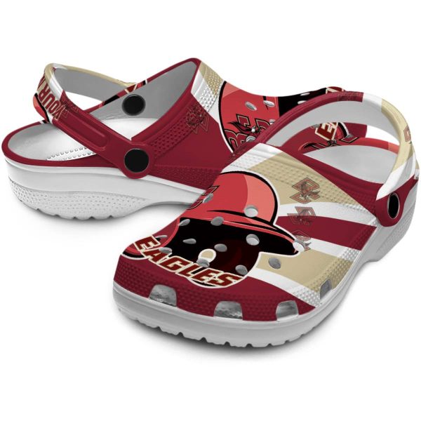 custom boston college eagles baseball helmet clog high quality