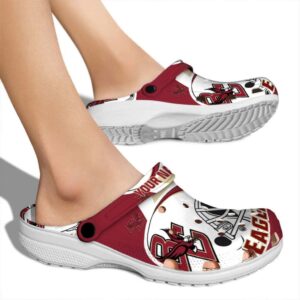custom boston college eagles football helmet clog fashion forward