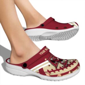 custom boston college eagles football motif clog fashion forward