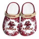 custom boston college eagles splash art clog best selling