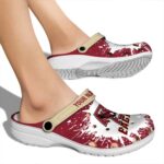 custom boston college eagles splash art clog best selling
