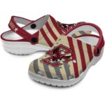 custom boston college eagles star spangled graphic clog best selling