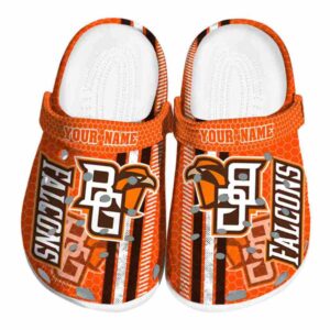 custom bowling green falcons contrasting stripes clog best selling