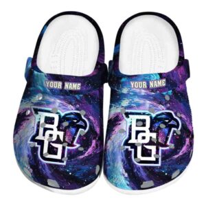 custom bowling green falcons galaxy swirl clog best selling