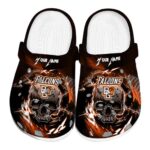 custom bowling green falcons gothic skull clog best selling
