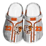 custom bowling green falcons pinstripe pattern clog best selling