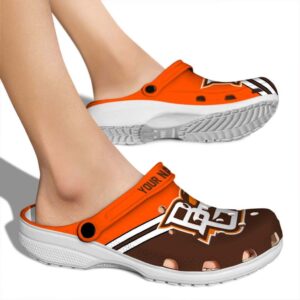 custom bowling green falcons striped accents clog fashion forward